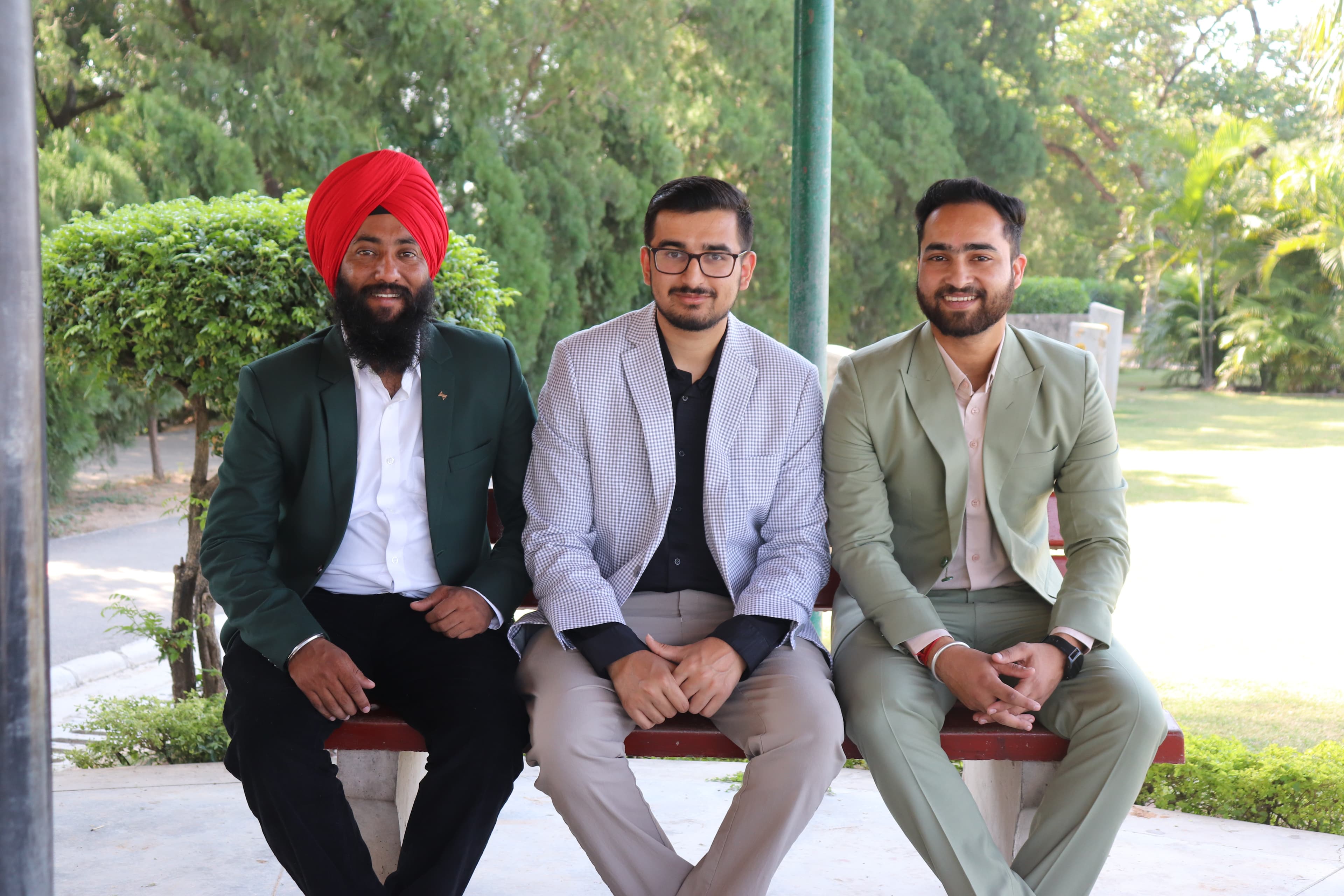 RisingLMS Founding Team - Tan Sohal, Charandeep Singh, Puneet Sharma