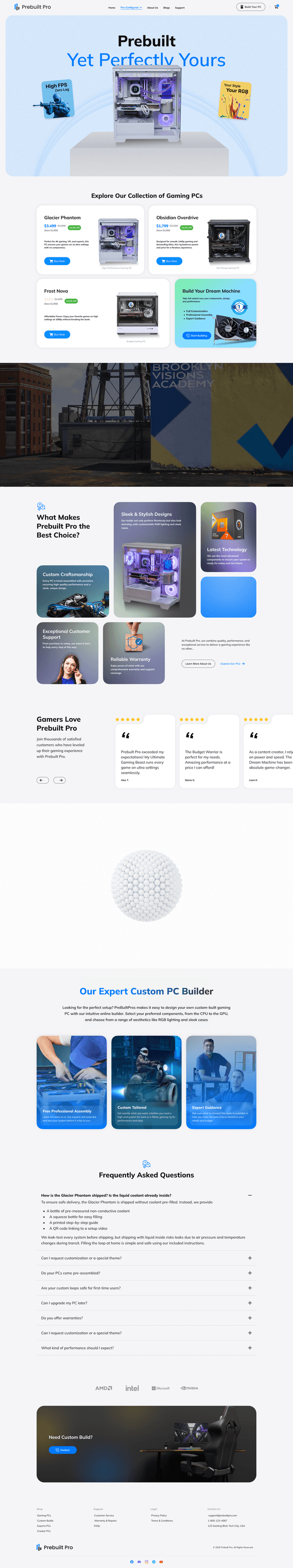 PrebuiltPro Homepage